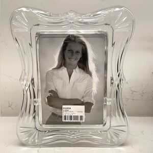 *NEW* MIKASA Simone CRYSTAL picture frame WITH original tag Japan